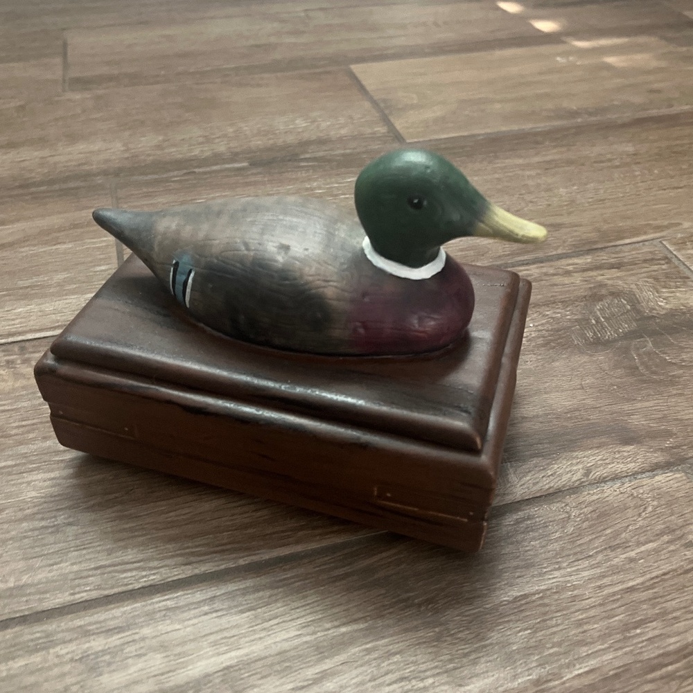 Ceramic Mallard 🦆 Storage box